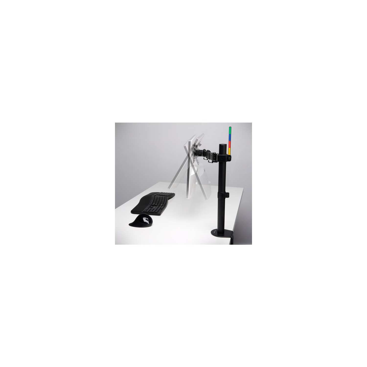 Kensington 34" Full Motion Desk Monitor Mount - Black