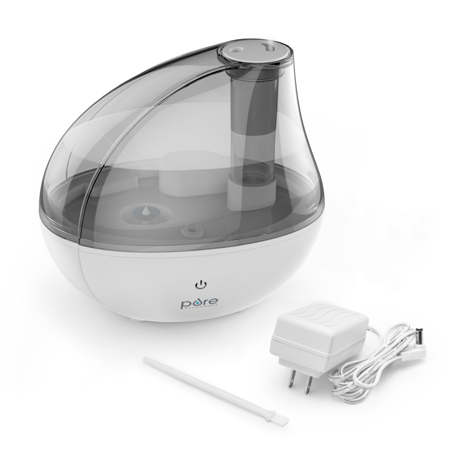 MistAire Silver Ultrasonic Cool Mist Humidifier