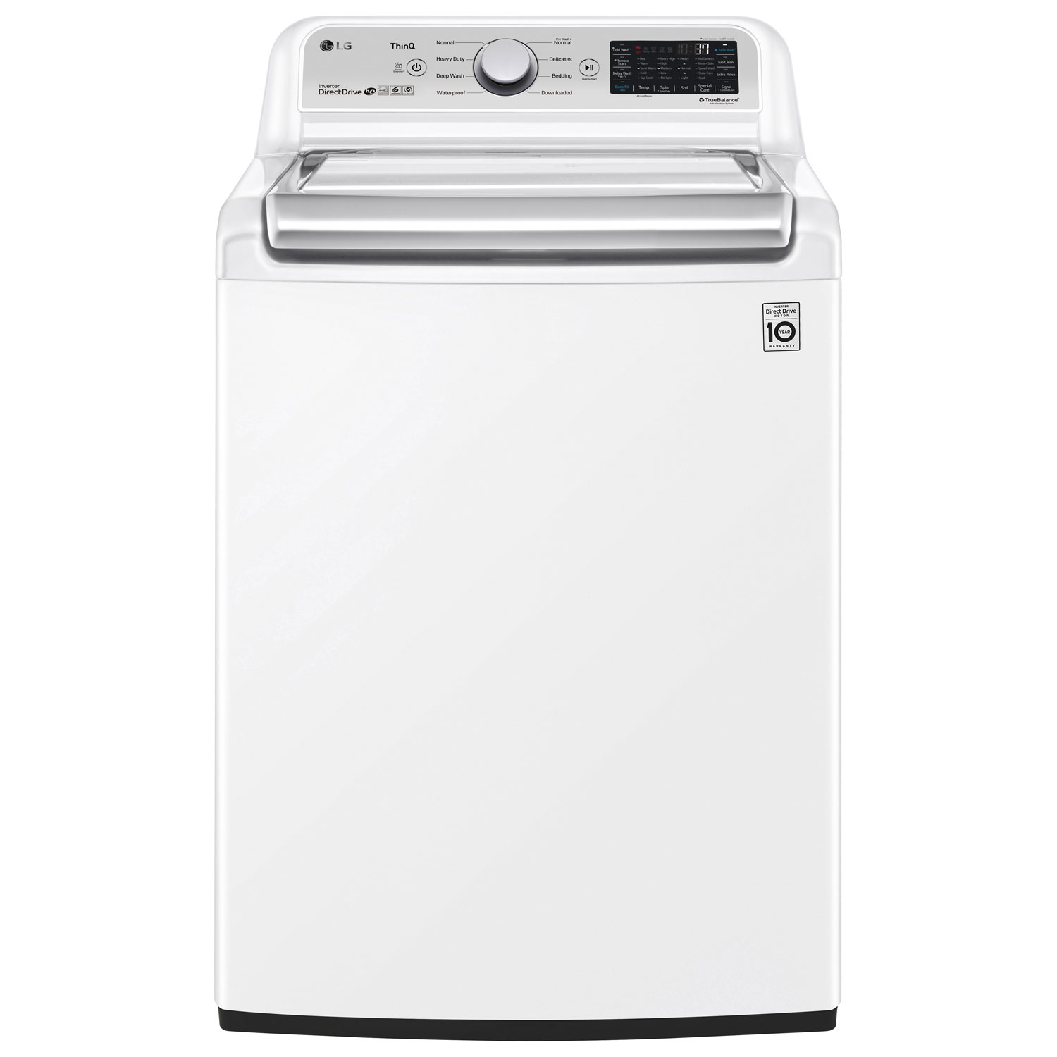 LG 5.6 Cu. Ft. High Efficiency Top Load Washer (WT7305CW) - White
