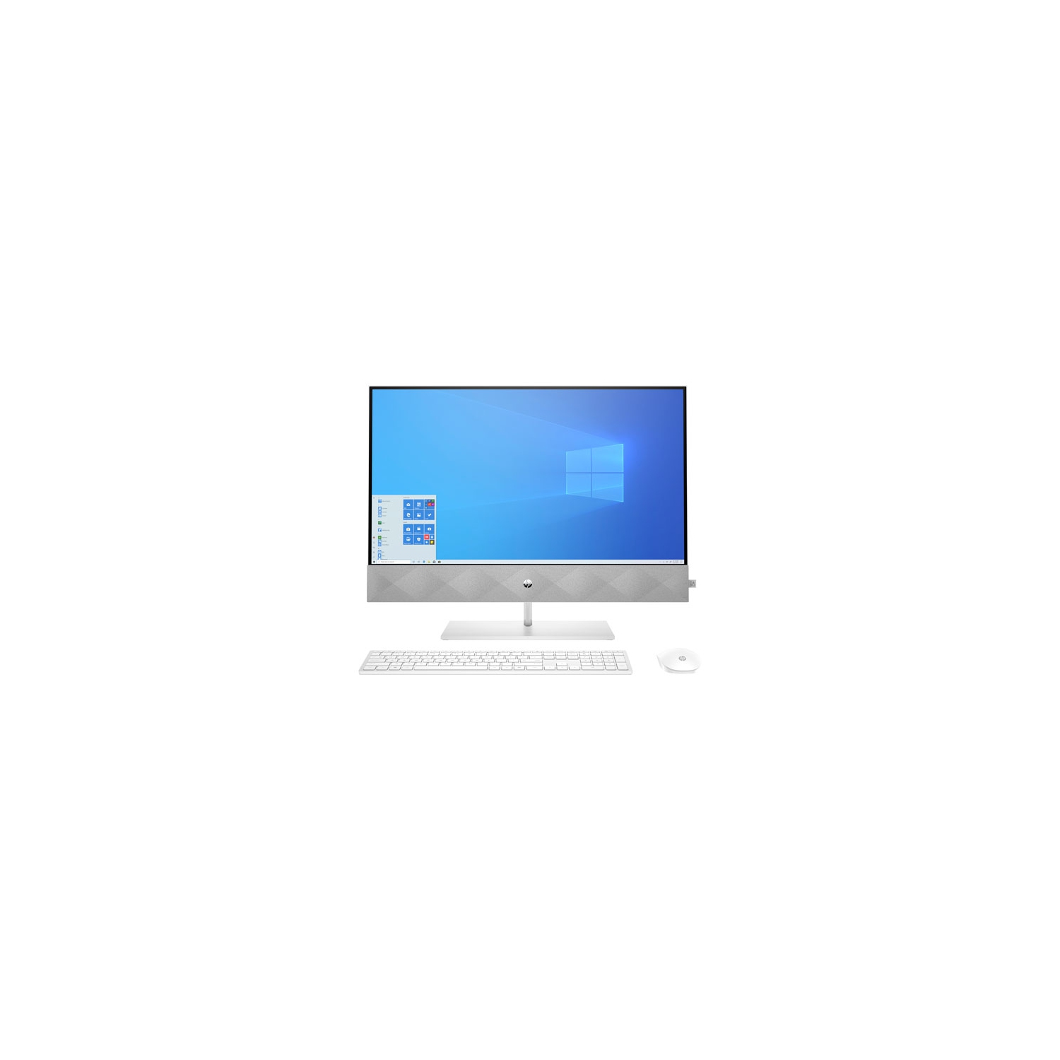 HP Pavilion All-in-One Desktop - White (Intel i7-10700T/1TB HDD/256GB SSD/16GB RAM/Windows 10) - English - Open Box