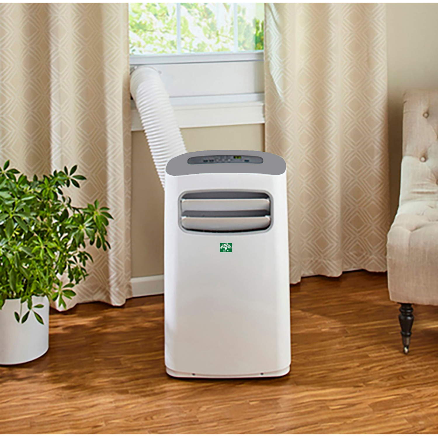 Eco-Air Portable Air Conditioner with Smart Wi-Fi Control