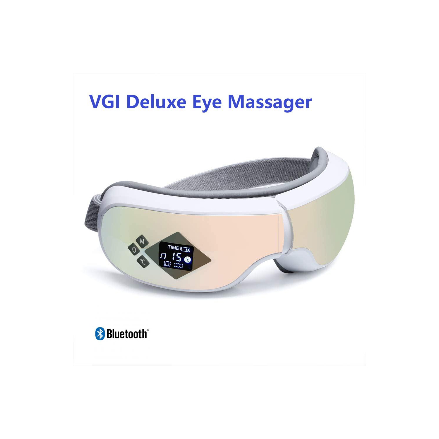Appareil de massage électronique intelligent à compression d’air de luxe VGI-Blanc nacré