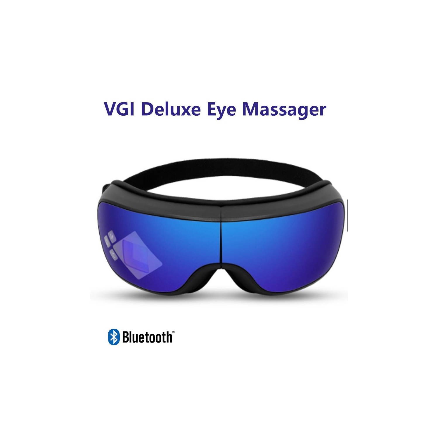 Masseur oculaire à compression d'air intelligent VGI Deluxe - Bleu