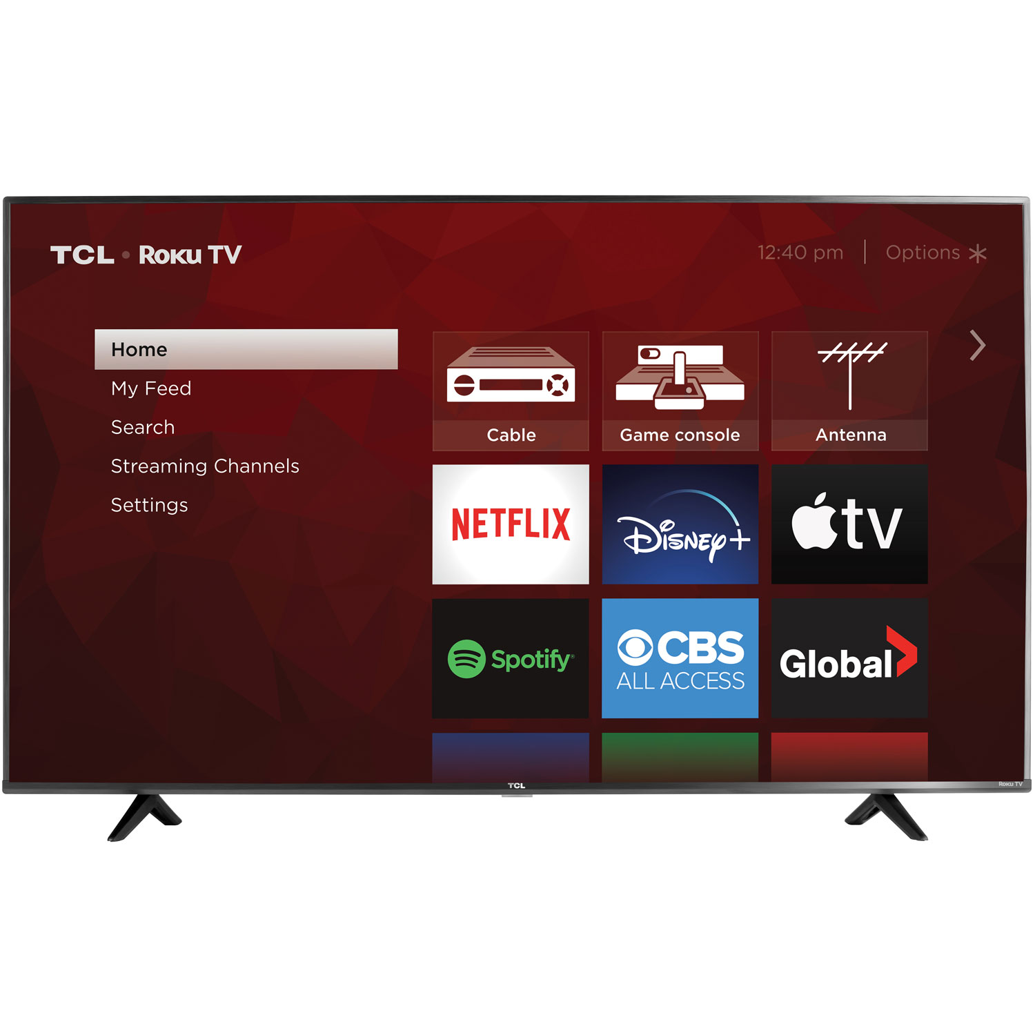 TCL 4-Series 55" 4K UHD HDR LED Roku TV Smart TV (55S435-CA) - 2021