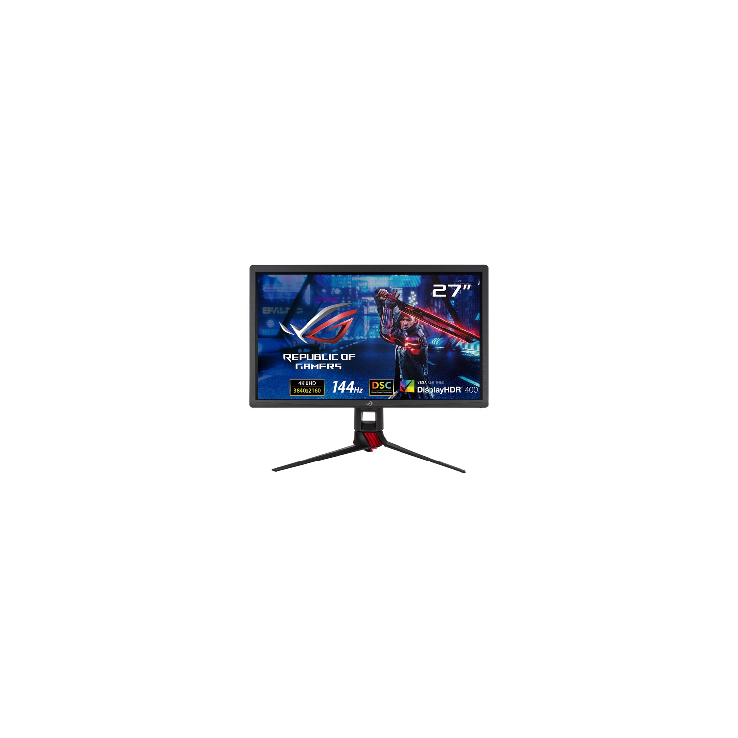 ASUS ROG Strix 27" 4K Ultra HD 144Hz 1ms GTG IPS LED G-Sync Gaming Monitor (XG27UQ) - Open Box