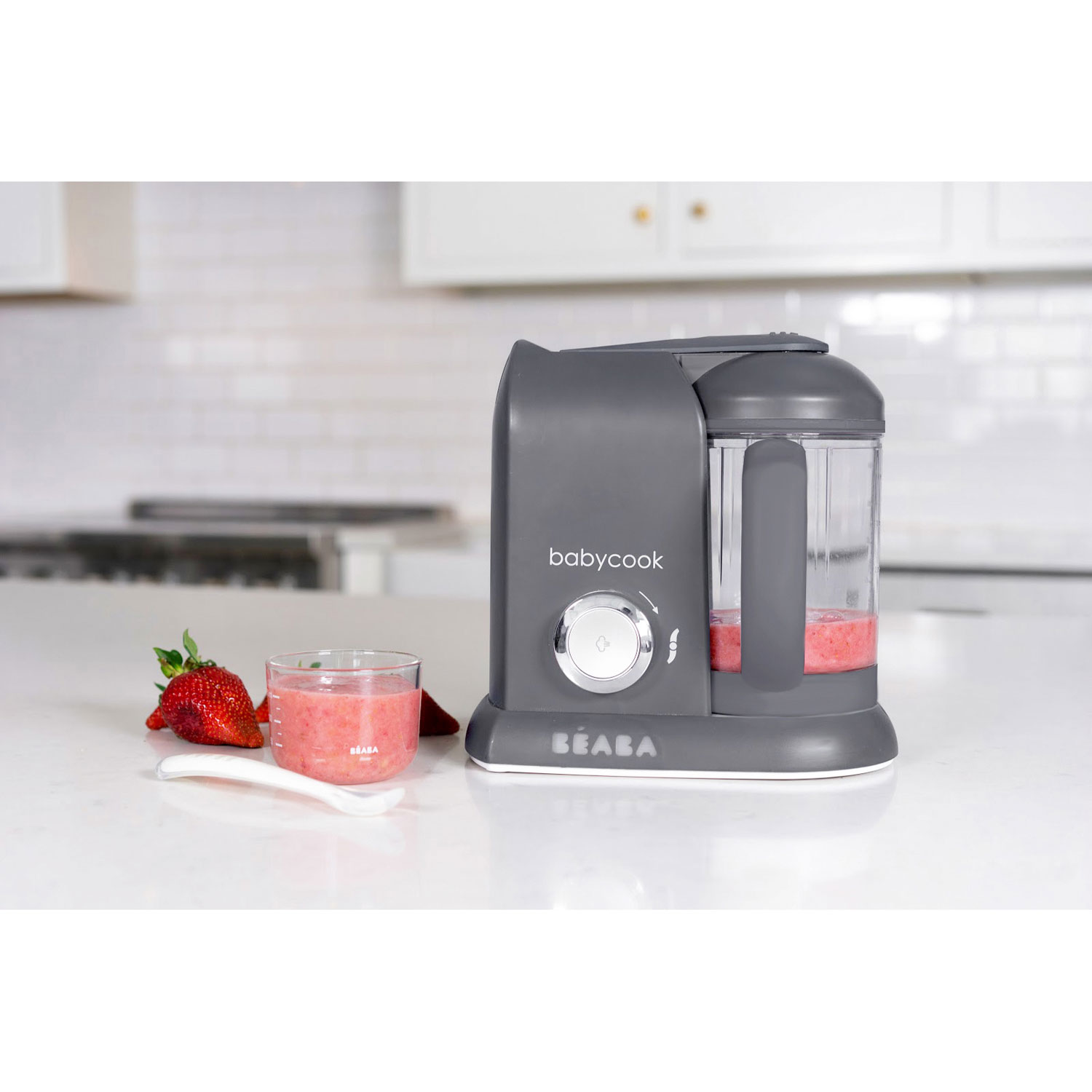 Beaba Babycook Solo Baby Food Maker - 4.7 Cups - Charcoal