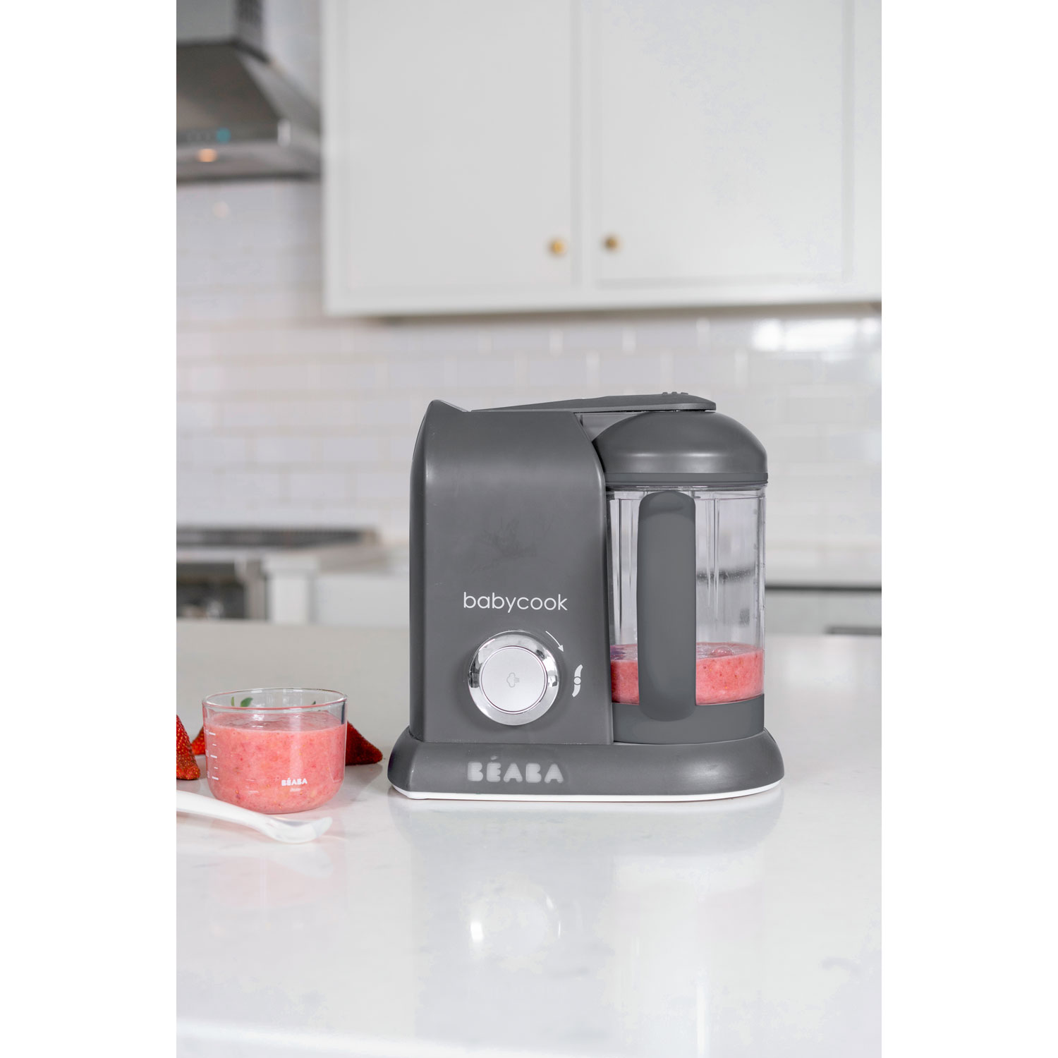 Beaba Babycook Solo Baby Food Maker - 4.7 Cups - Charcoal