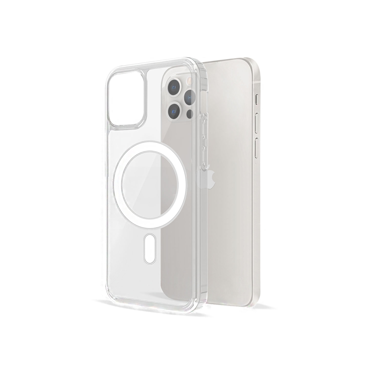 Adreama Crystal Clear Shockproof Magnetic Case for iPhone 12 Pro Max