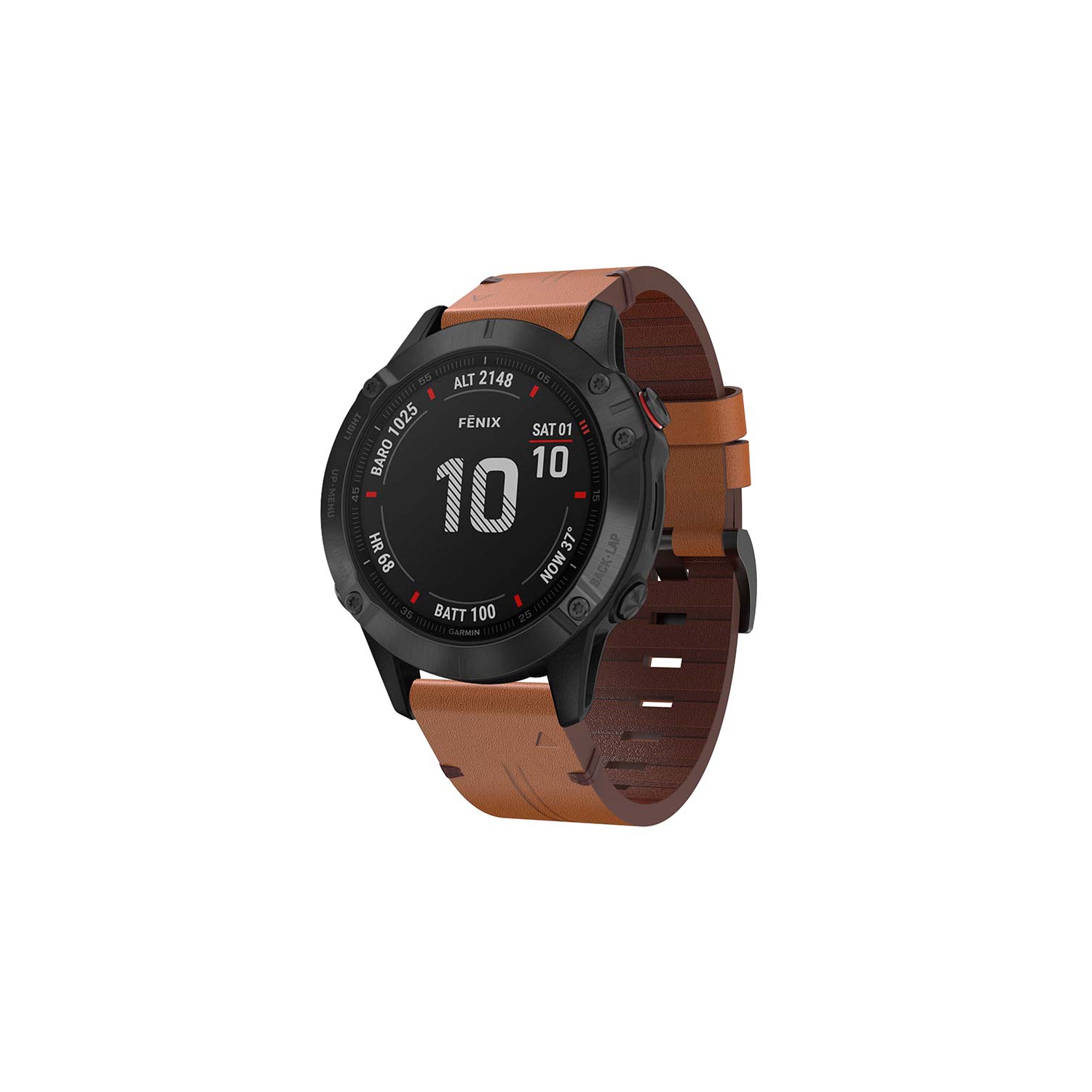 Leather garmin online strap