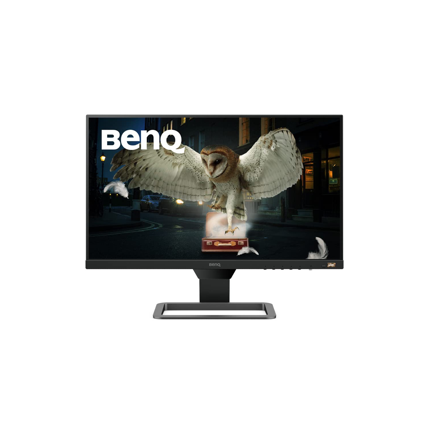 BenQ Écran IPS 1080p de 24 pouces, 75 Hz, technologie exclusive de soin des  yeux, cadres ultra minces, luminosité adaptative pour la qualité de