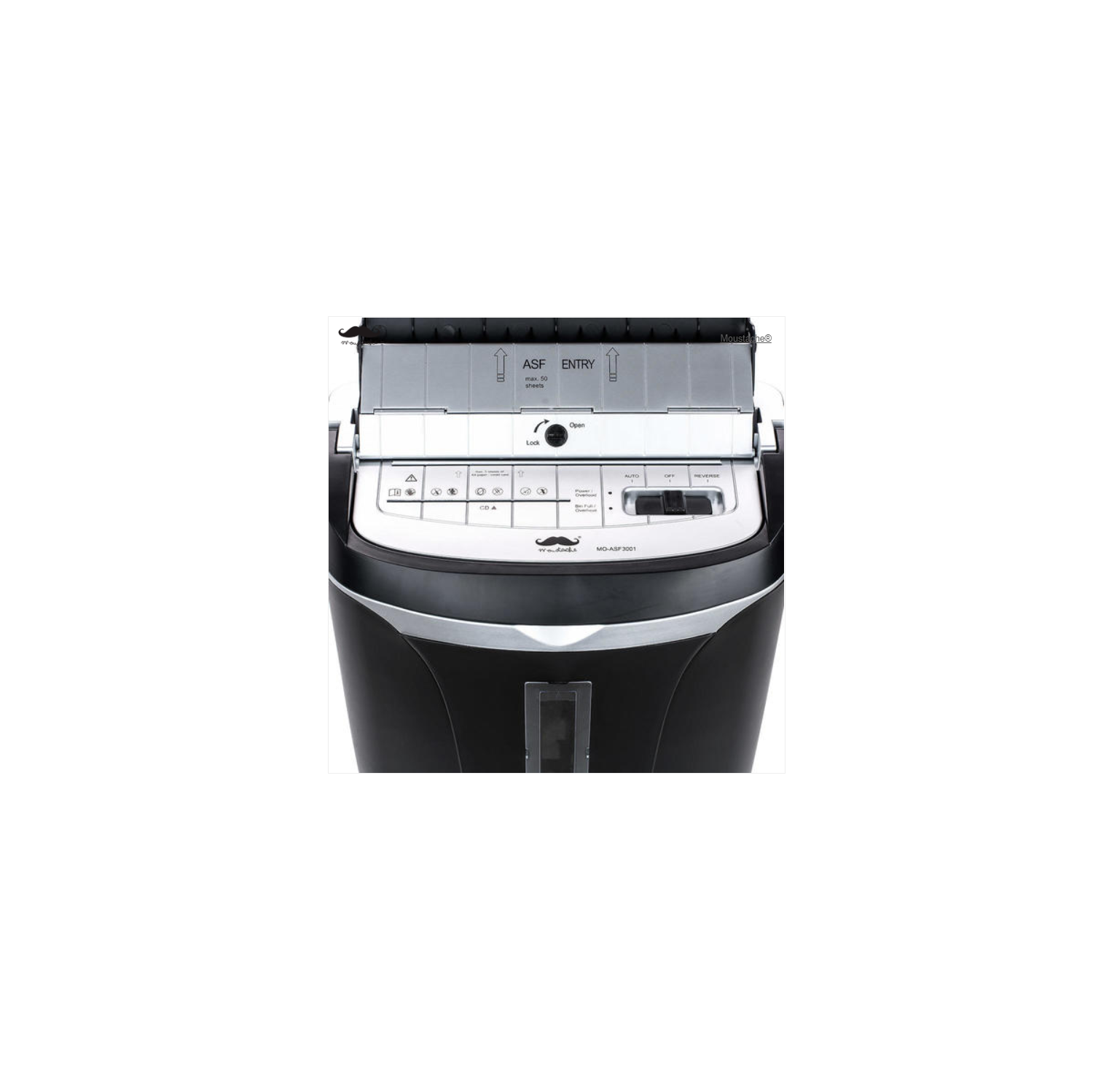 Déchiqueteuse à coupe croisée à alimentation automatique de 50 feuilles