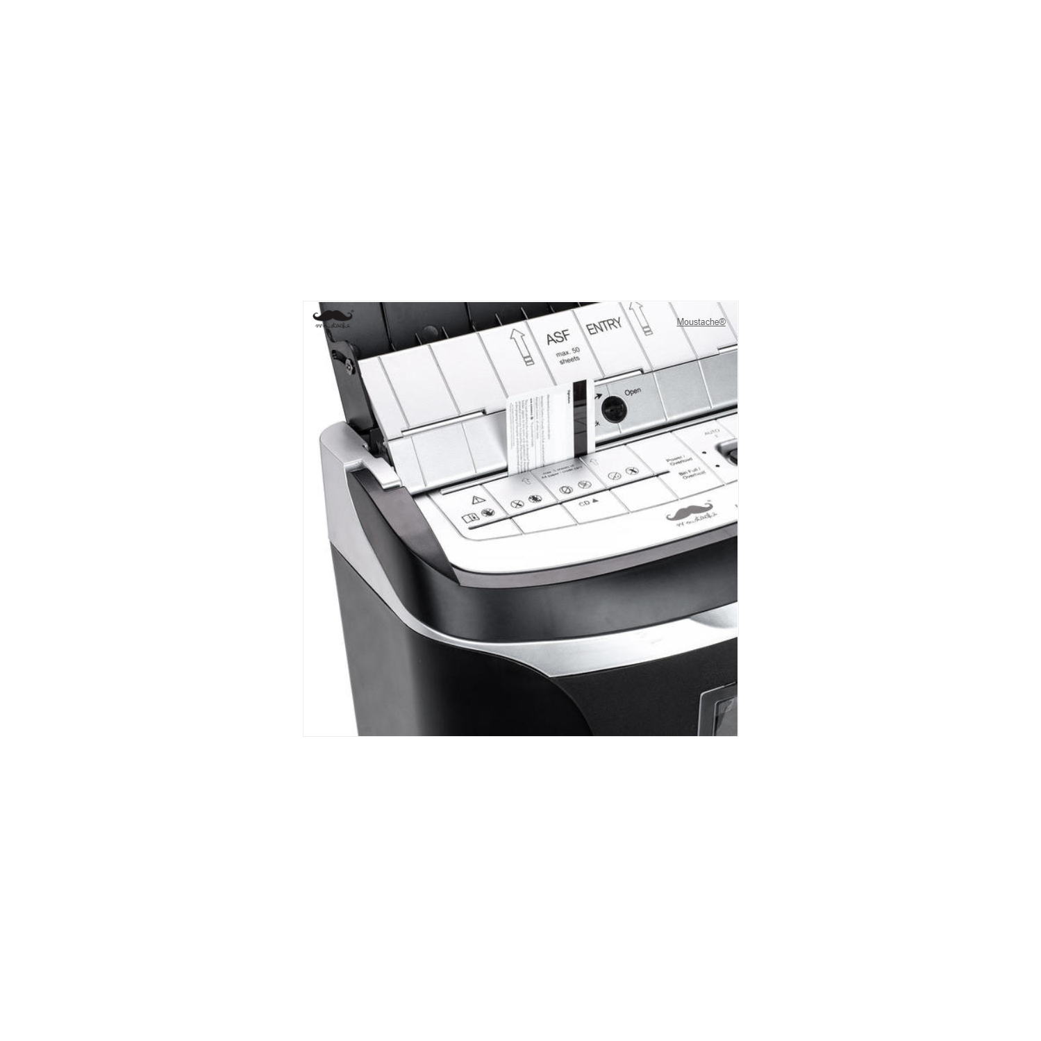 Déchiqueteuse à coupe croisée à alimentation automatique de 50 feuilles