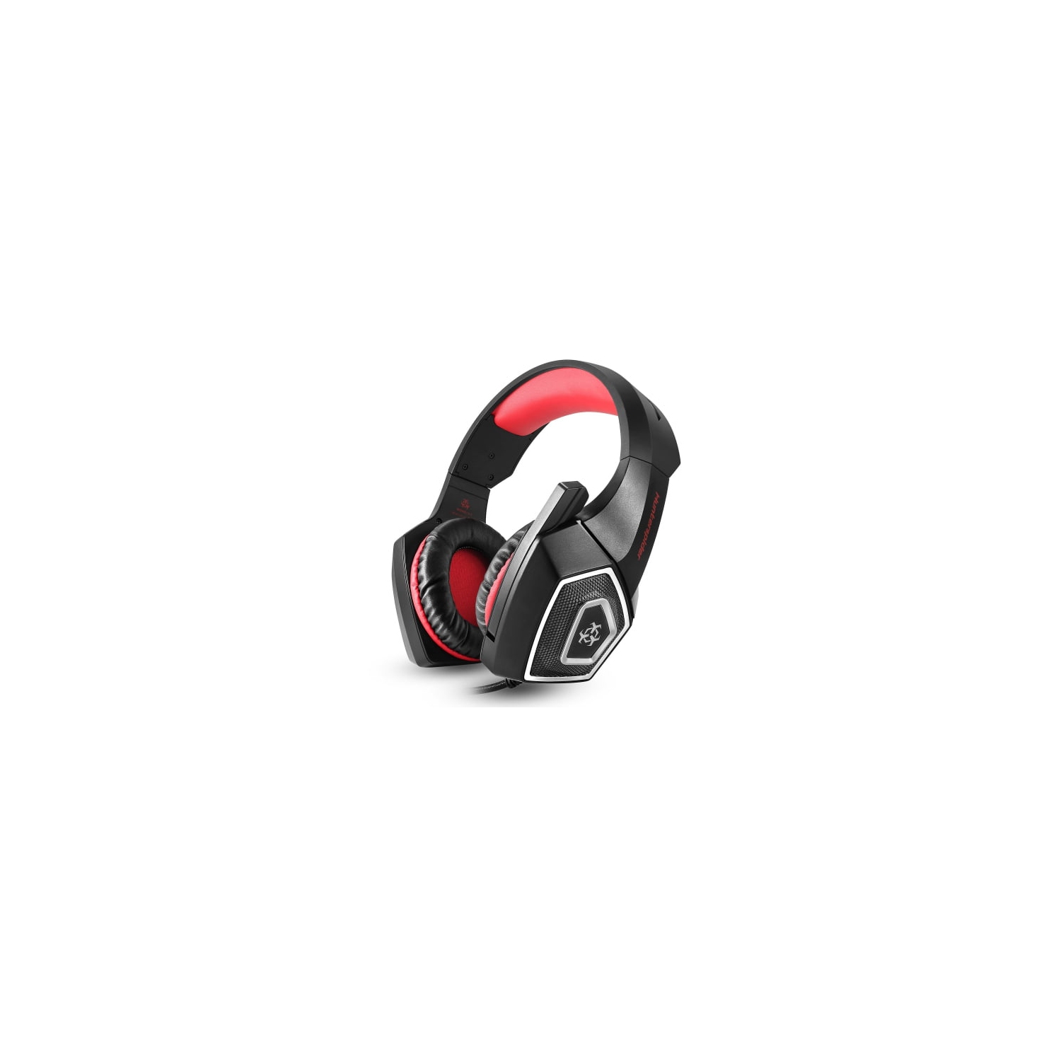 Casque de jeu avec micro pour Xbox One PS4 PC Switch Tablet Smartphone, casque stéréo Over Ear Bass 3,5 mm microphone antibruit 7 LED lumière douce