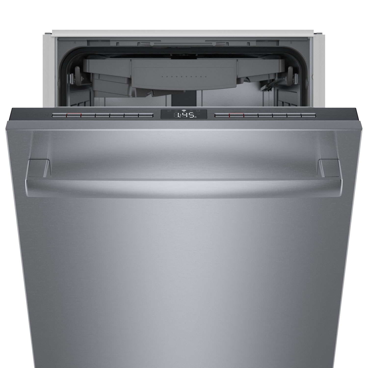 18 bosch best sale dishwasher stainless steel