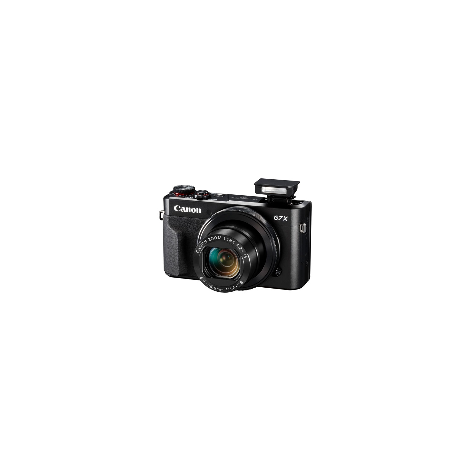 Refurbished - Canon PowerShot G7 X Mark II Wi-Fi 20.1 MP Digital Camera with Memory Card - Black