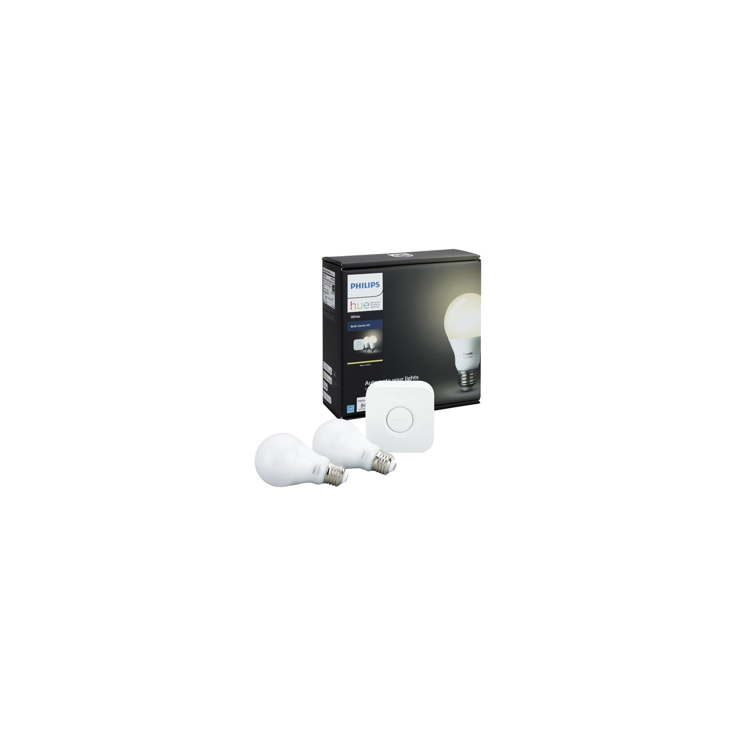 Philips HUE A19 Smart LED Starter Kit - White