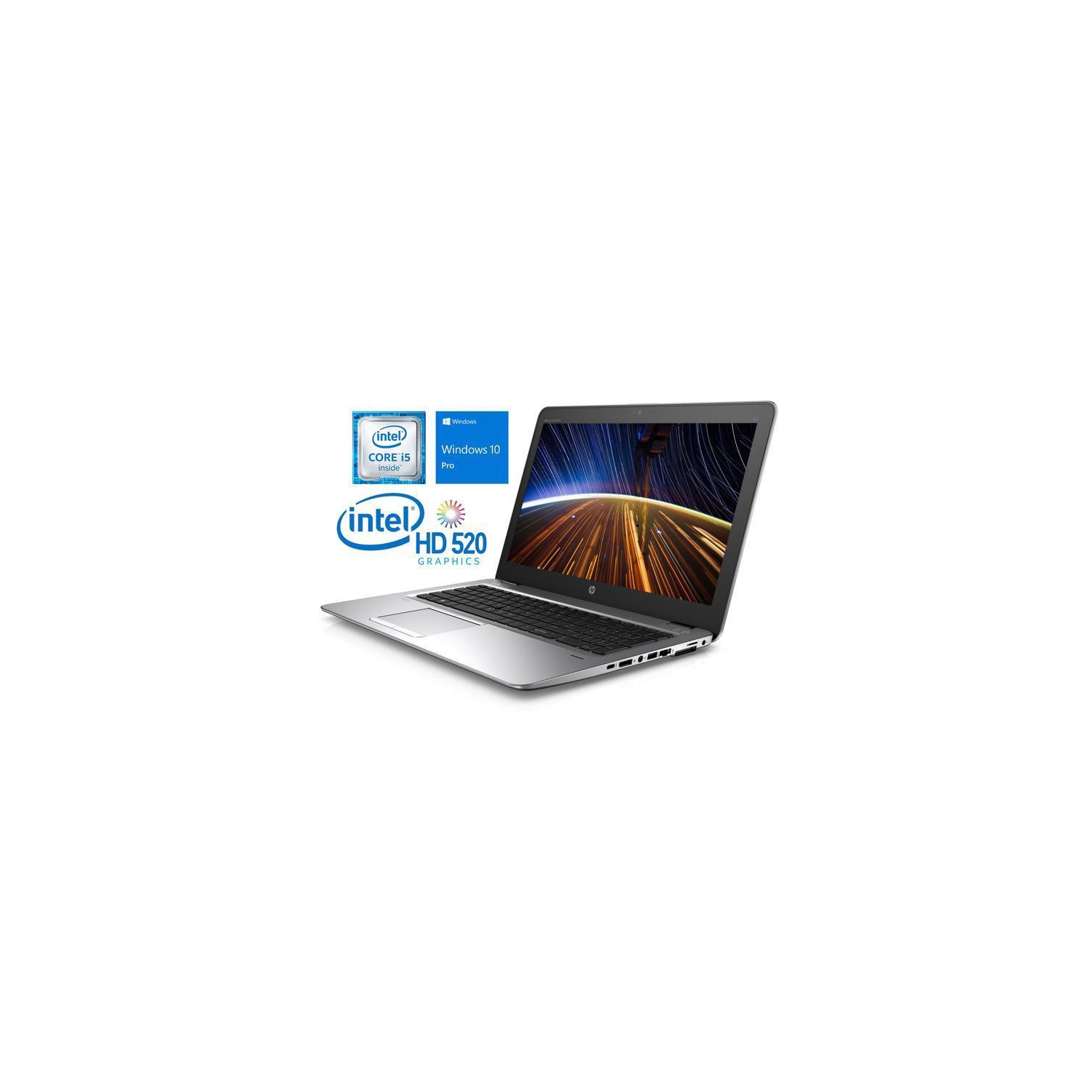 HP EliteBook 850 G3 15.6" Laptop - 6th Gen Intel Core i5-6300U, 16GB DDR4 RAM, 500GB HDD, Windows 10 Pro - REFURBISHED