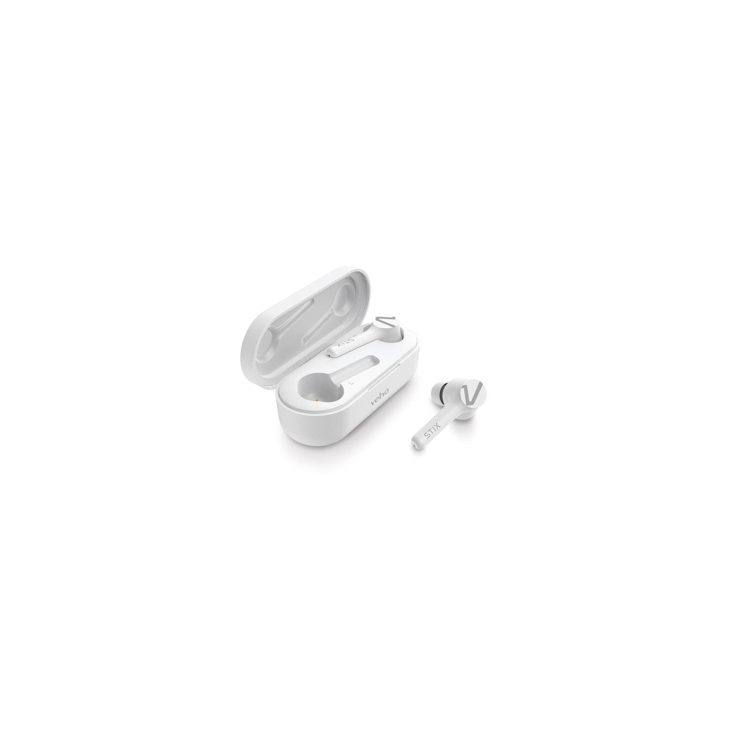 Veho STIX True Wireless Bluetooth Earphones - White