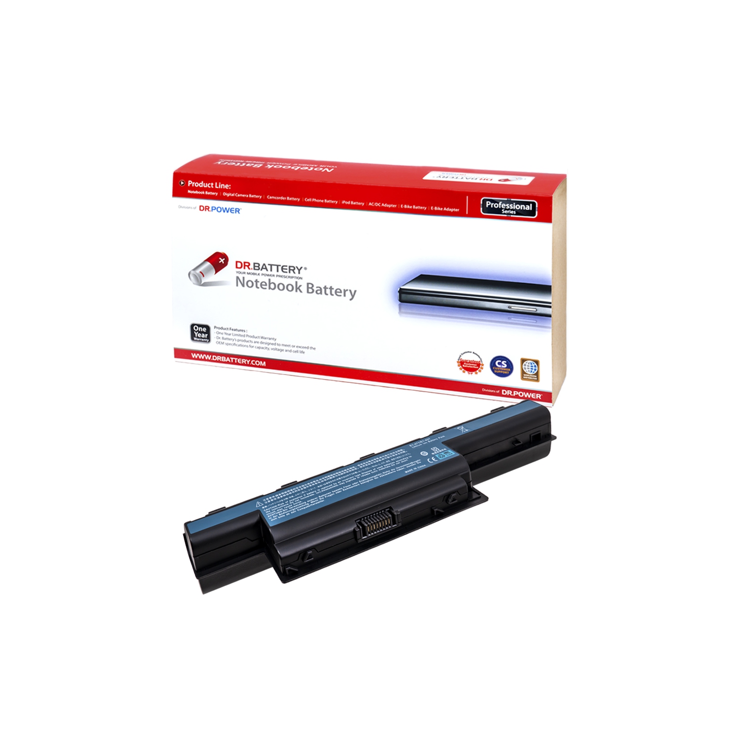 DR. BATTERY AS10D31 Battery Compatible with Acer AS10D51 AS10D56 AS10D75 AS10D81 AS10D61 AS10D41 AS10D73 Aspire 5250 5733z 5750 7741 5733 5755 5253