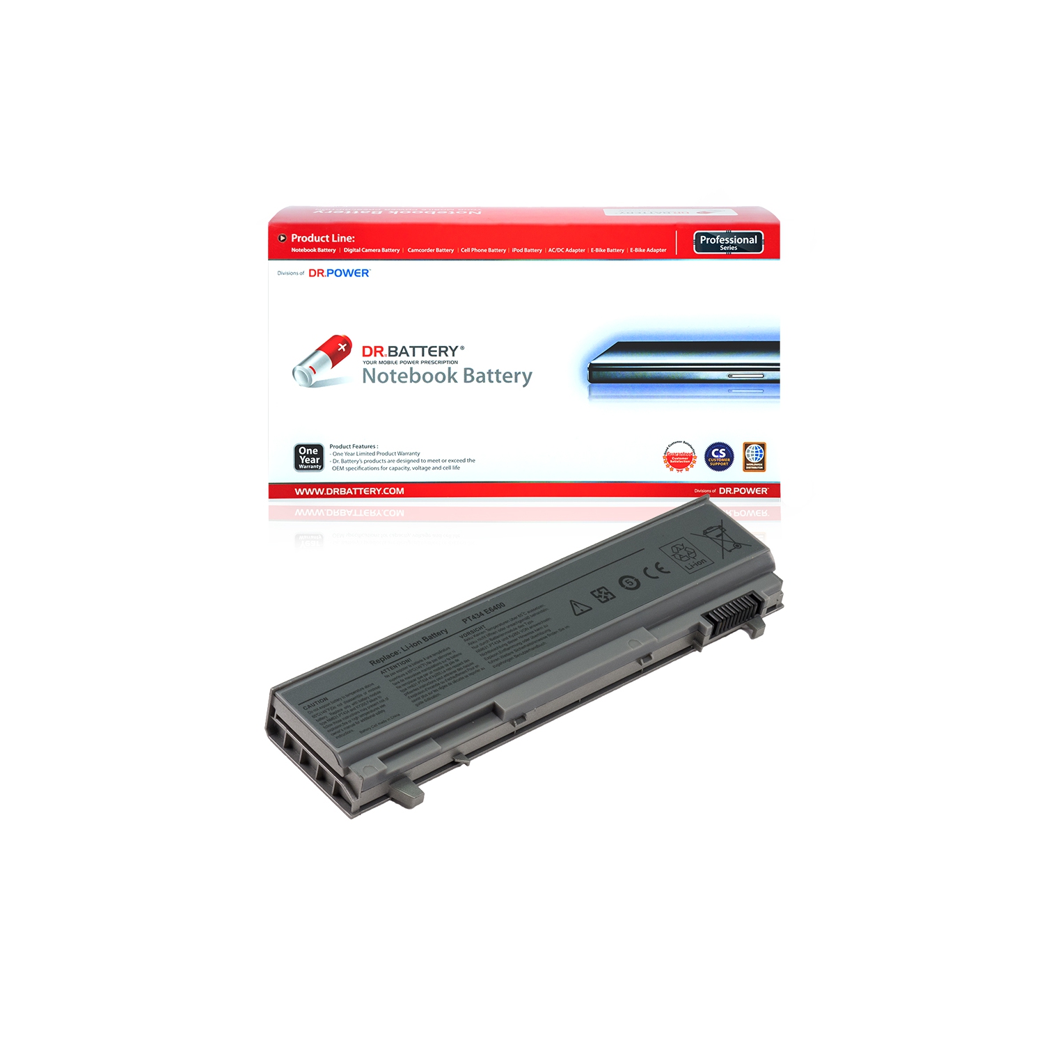 DR. BATTERIE - Remplacement pour Dell Latitude E6500 / E6510 / E8400 / 6400 ATG / 312-0753 / 312-0754 / 312-0910 / 312-0917