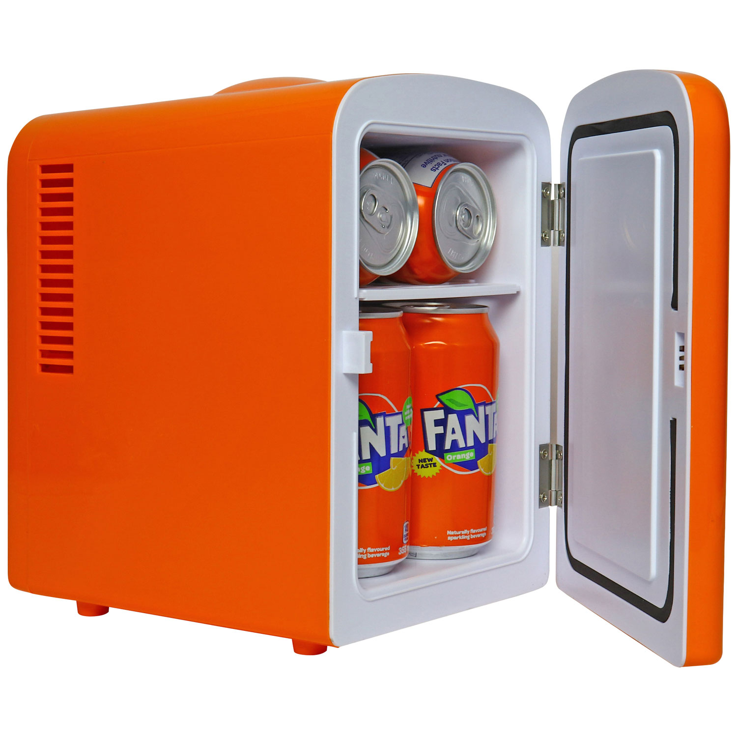 Coca-Cola Fanta 0.14 Cu. Ft. Freestanding Bar Fridge - Orange