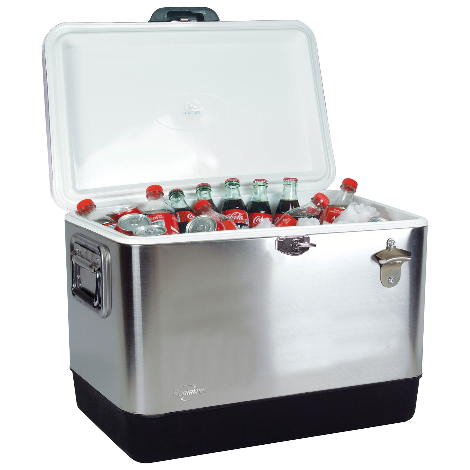 Réfrigérateur de bar autonome de 1,8 pi³ de Koolatron - Acier inoxydable