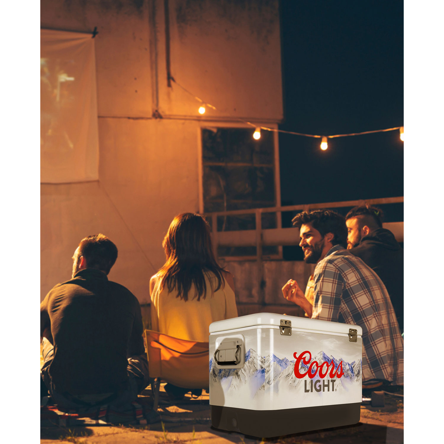 Coors Light 1.8 Cu. Ft. Freestanding Bar Fridge - Stainless Steel