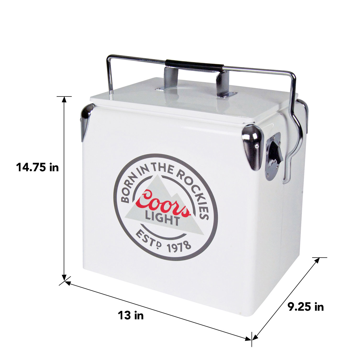 Glacière de bar autonome de 0,47 pi³ Coors Light - Gris