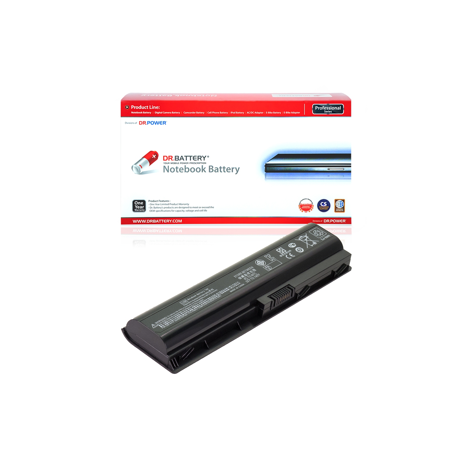DR. BATTERY - Replacement for HP TouchSmart tm2-2050ca / tm2-2050us / tm2-2052nr / tm2-2057sb / HSTNN-XB0Q / LU06 / WD547AA