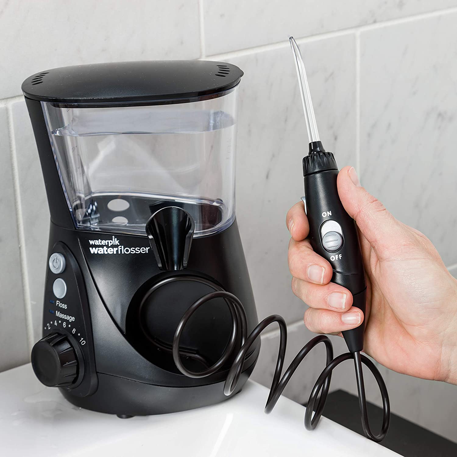 Waterpik Aquarius Water Flosser, Black WP662