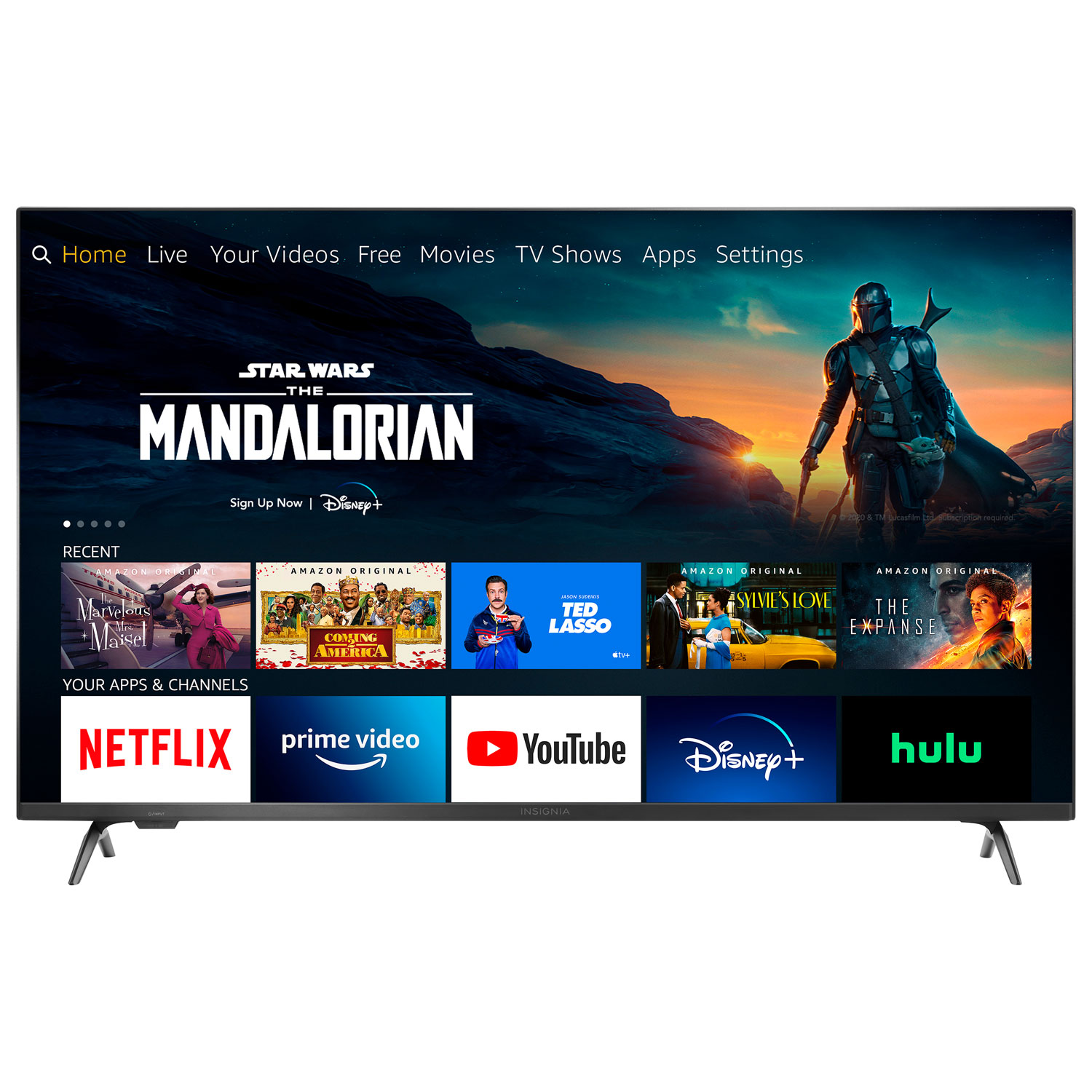 Insignia 50" 4K UHD HDR QLED Fire Smart TV (NS-50F501CA22) - 2020 - Only at Best Buy