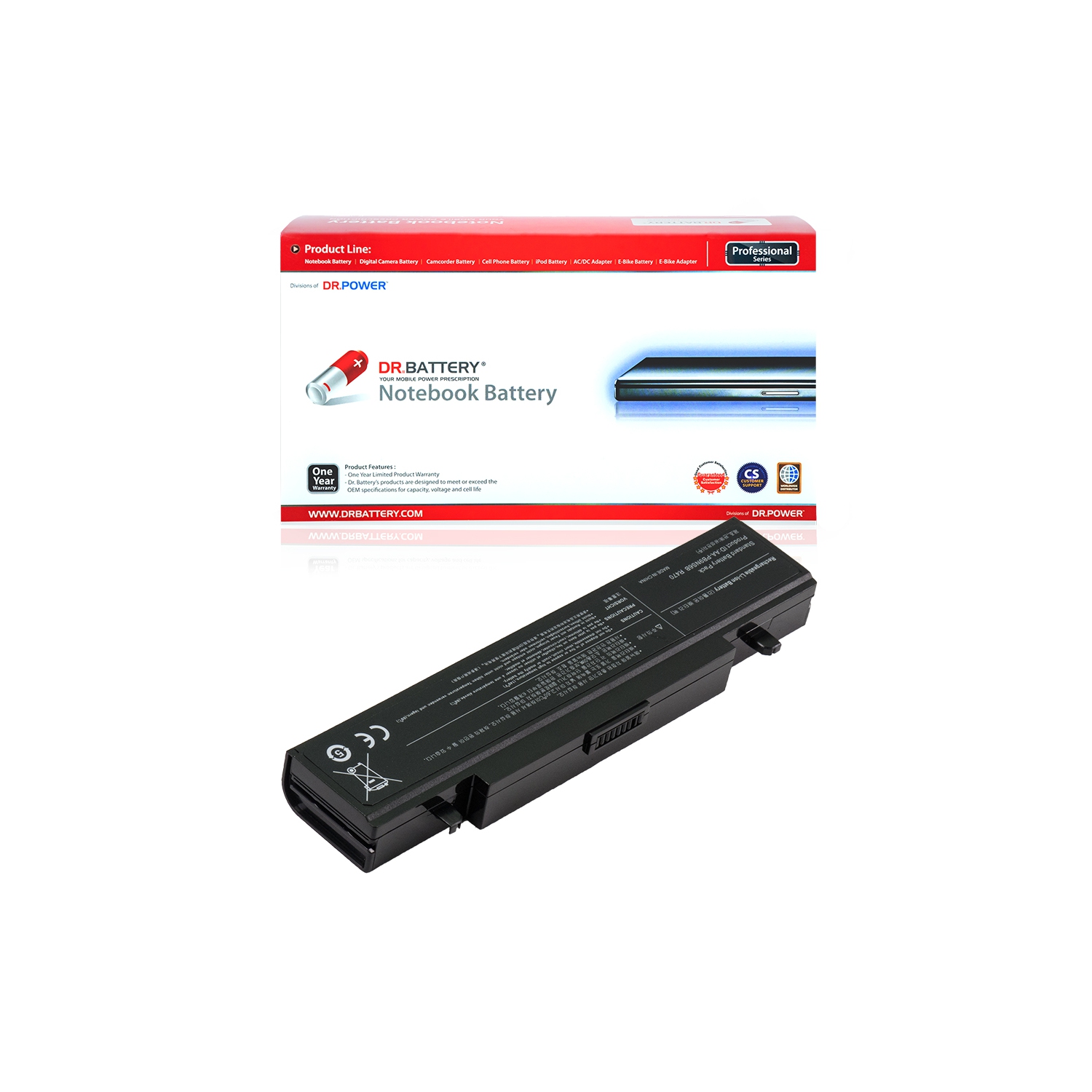 DR. BATTERY - Replacement for Samsung R580 / R780 / NP300E / NP300V / NP305E / NP305V / AA-PB9NC5B / AA-PB9NC6B / AA-PB9NC6W