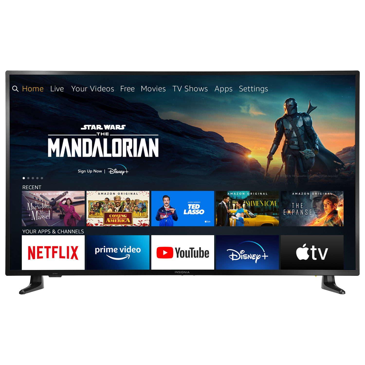 Insignia 55" 4K UHD HDR LCD Smart TV (NS-55F301CA22) - Fire TV Edition - 2020 - Only at Best Buy