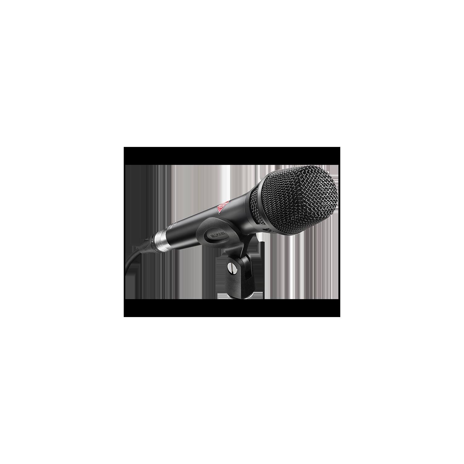 Neumann KMS 105 Studio and Stage Grade Condenser Microphone with Mount - Black