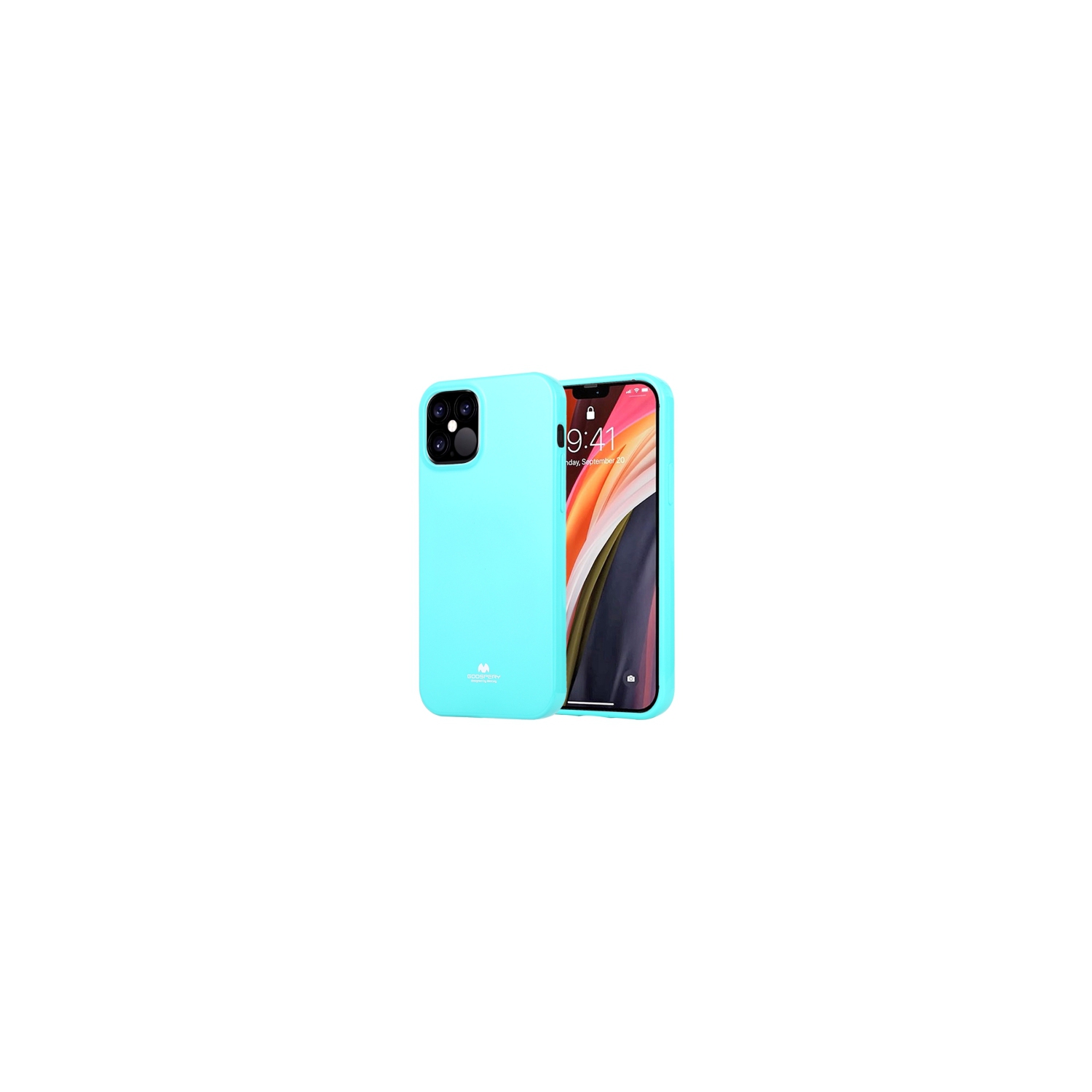 TopSave Iphone 12 Mini Goospery Jelly TPU Case, Teal