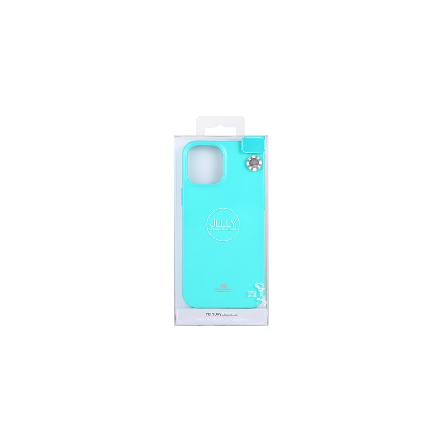 TopSave Iphone 12 Mini Goospery Jelly TPU Case, Teal