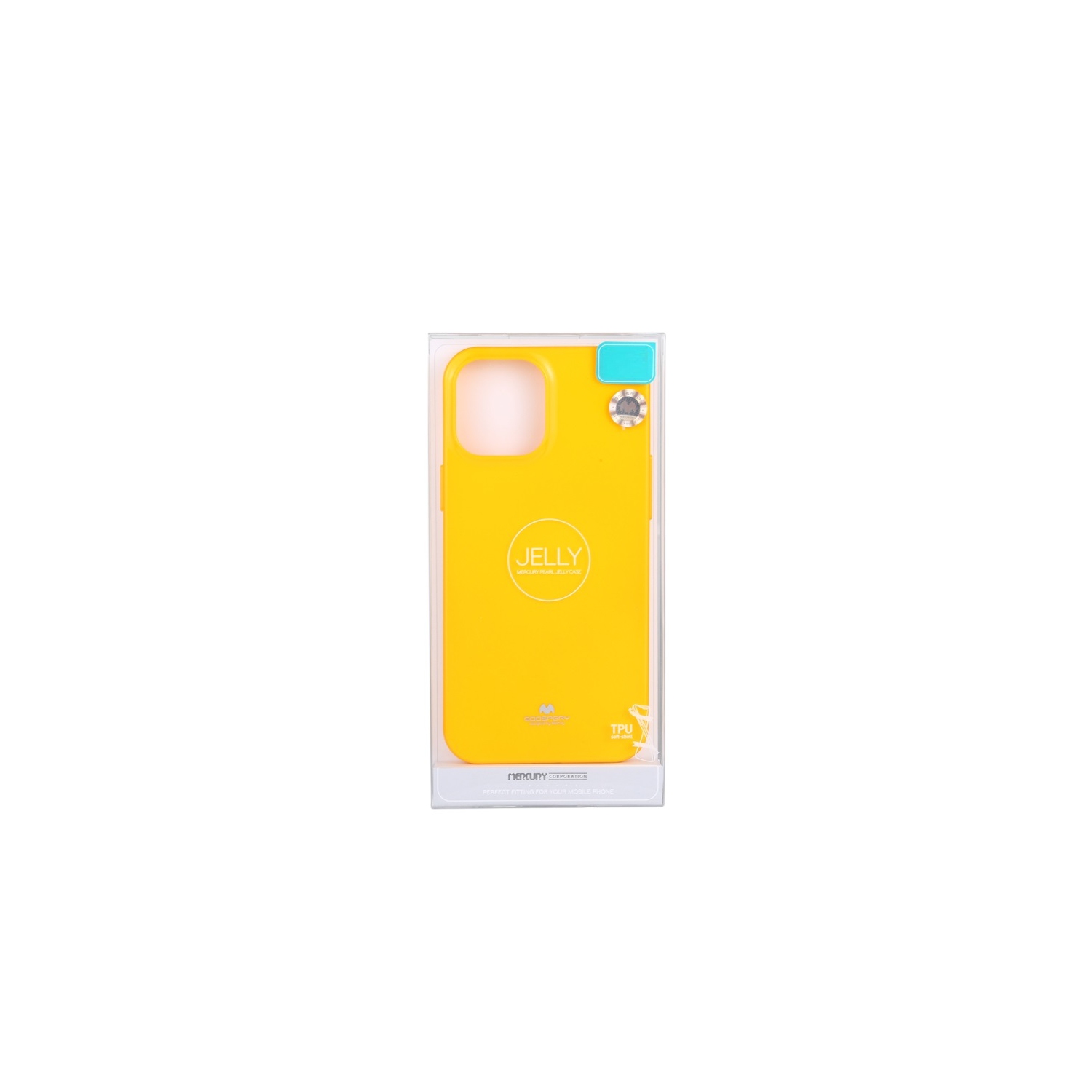 TopSave Iphone 12 Mini Goospery Jelly TPU Case, Yellow