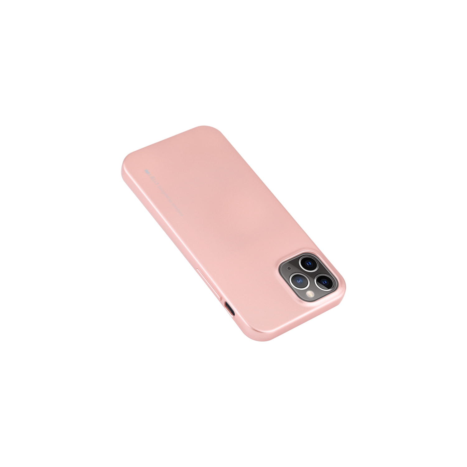 TopSave Iphone 12 Mini Goospery iJelly Metal TPU Case, Rose Gold