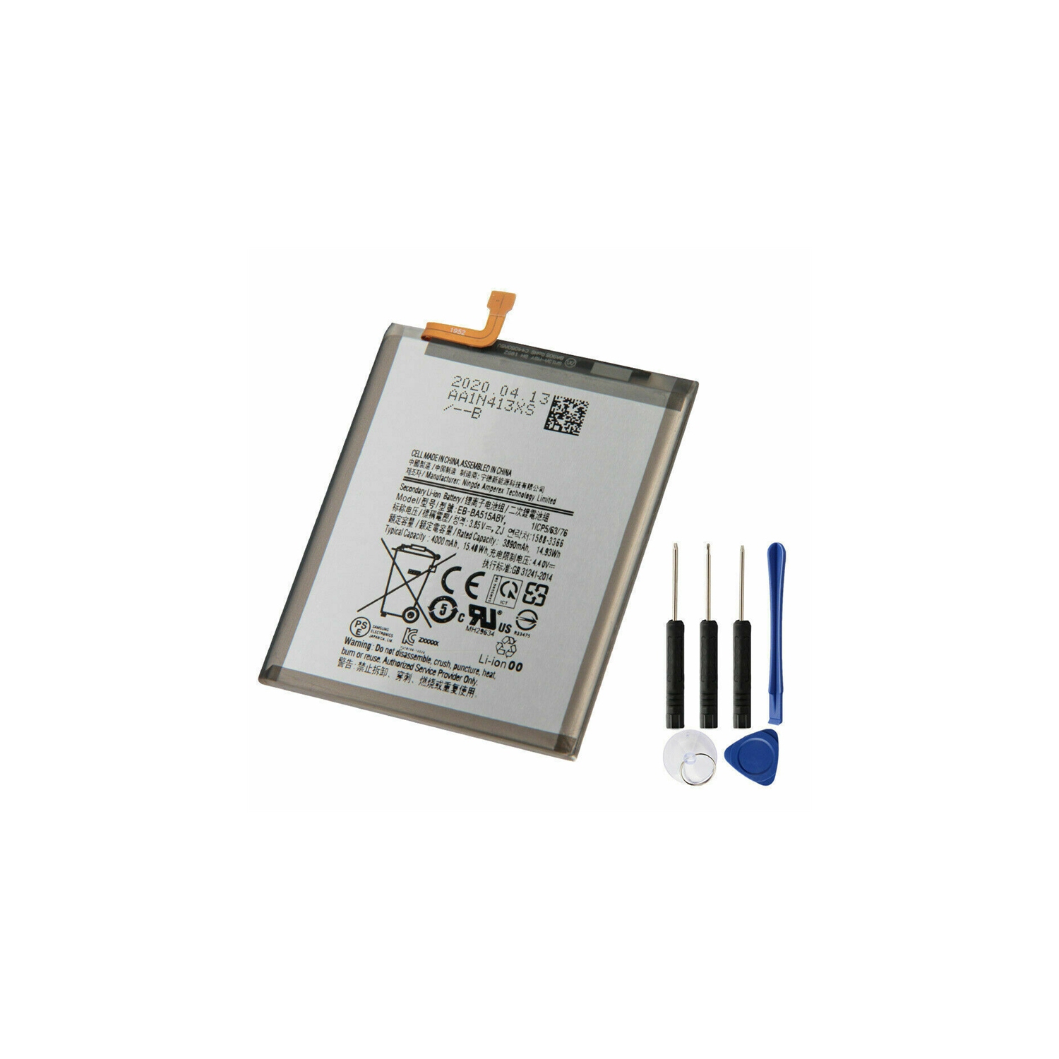 Replacement Battery & Repair Tools Compatible for Samsung Galaxy A51, SM- A515 A515N, EB-BA515ABY