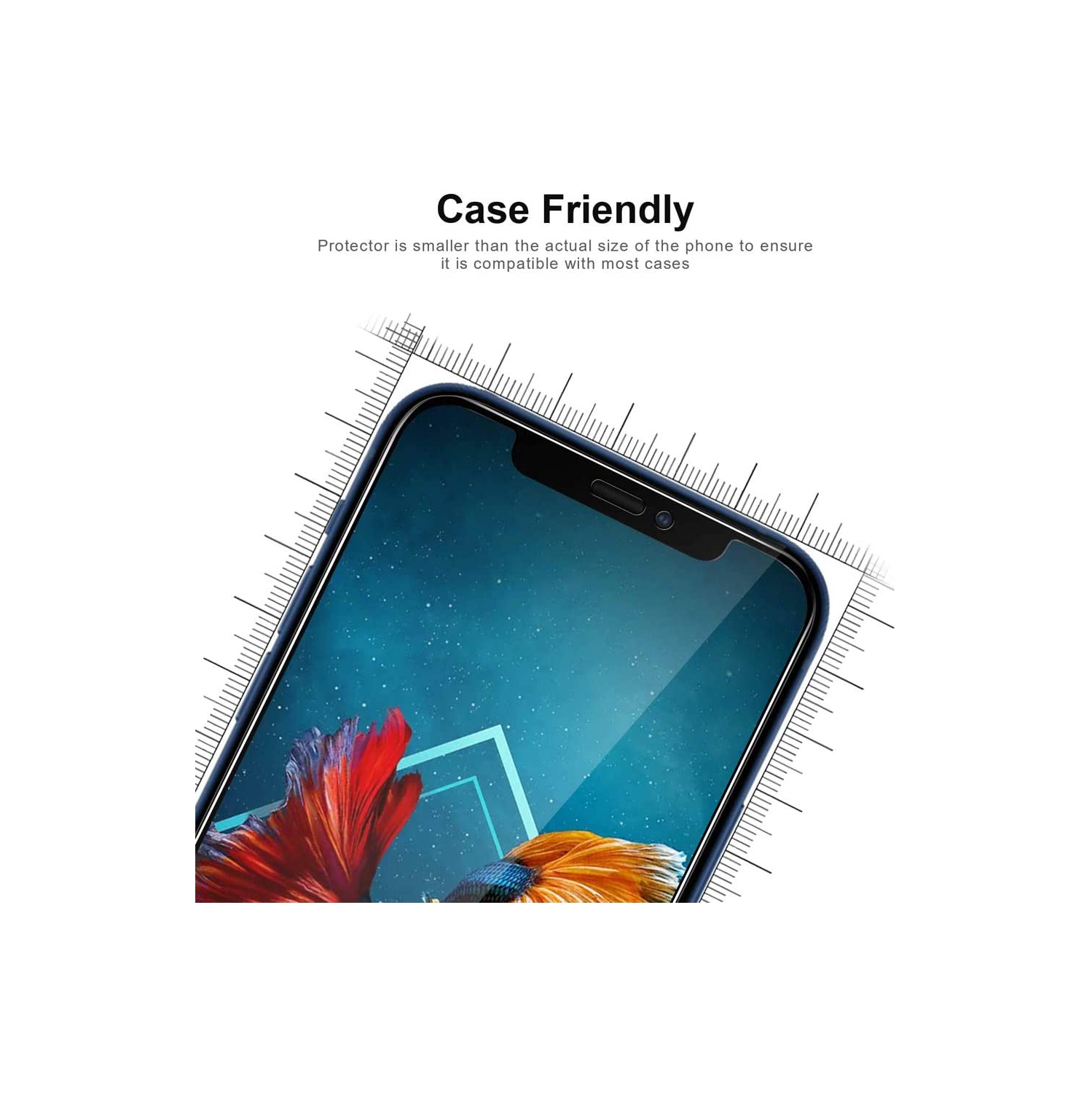 Privacy Screen Protector for iPhone iPhone 12 Mini 5.4 Inch, Tempered Glass Film
