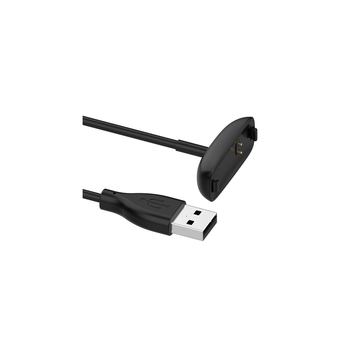 Câble de chargement USB de StrapsCo pour Inspire 2 de Fitbit - Noir