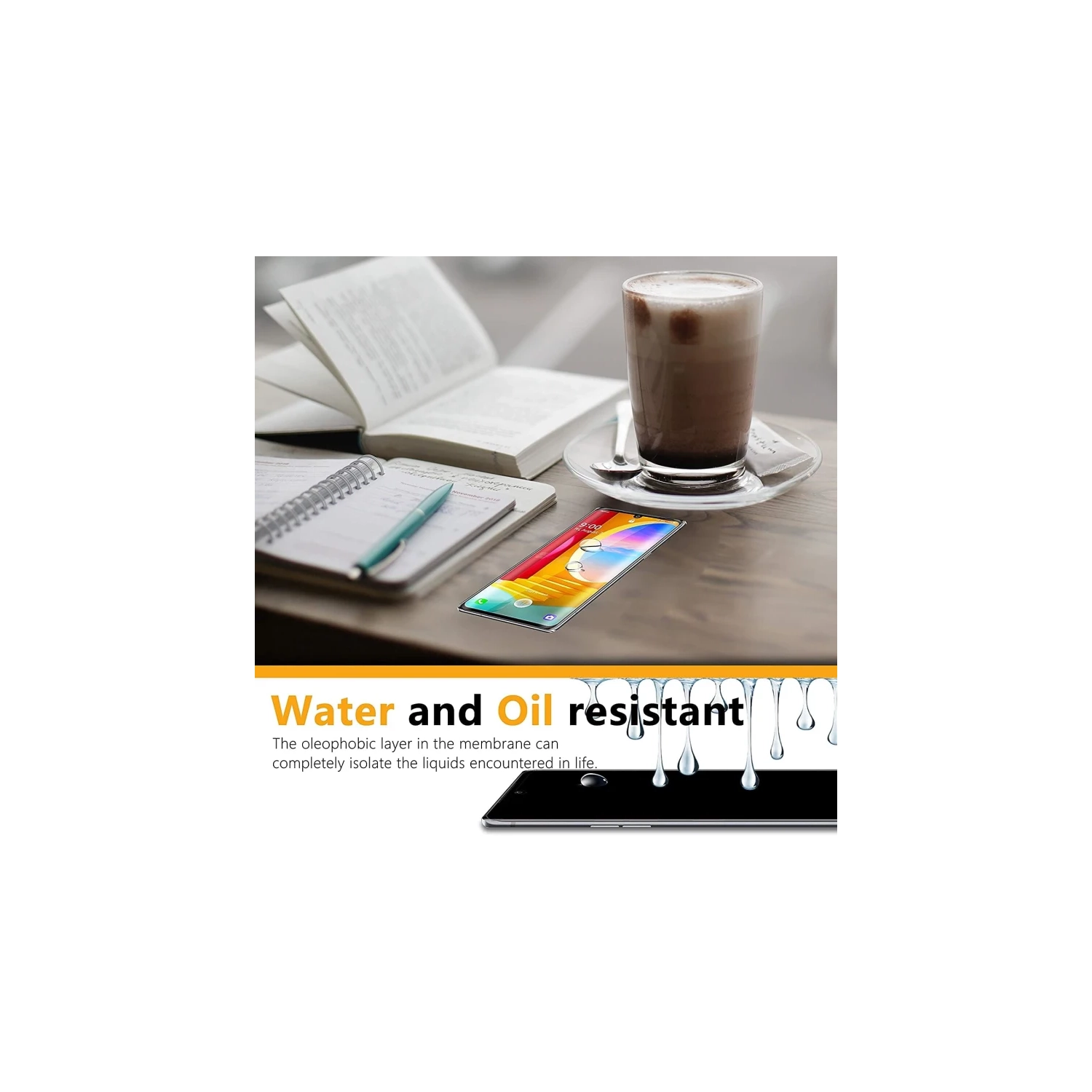 Full Cover Curved Tempered Glass Screen Protector for LG Velvet & LG Velvet 5G - Premium Protection with Edge-to-Edge Coverage