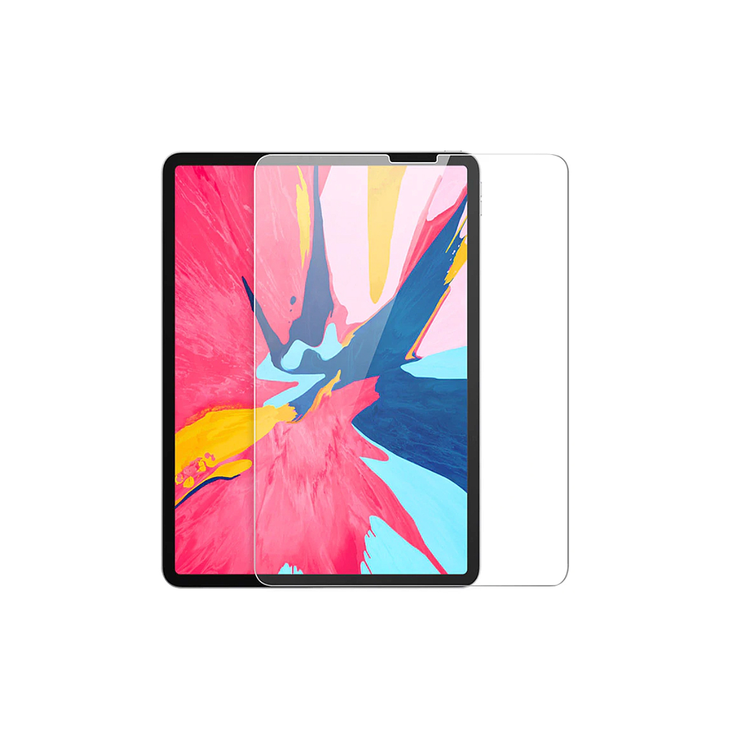 Protecteur d’écran en verre trempé HD de 2020 po pour iPad Pro de 2e génération d’Apple - transparent avec technologie Precise Cut