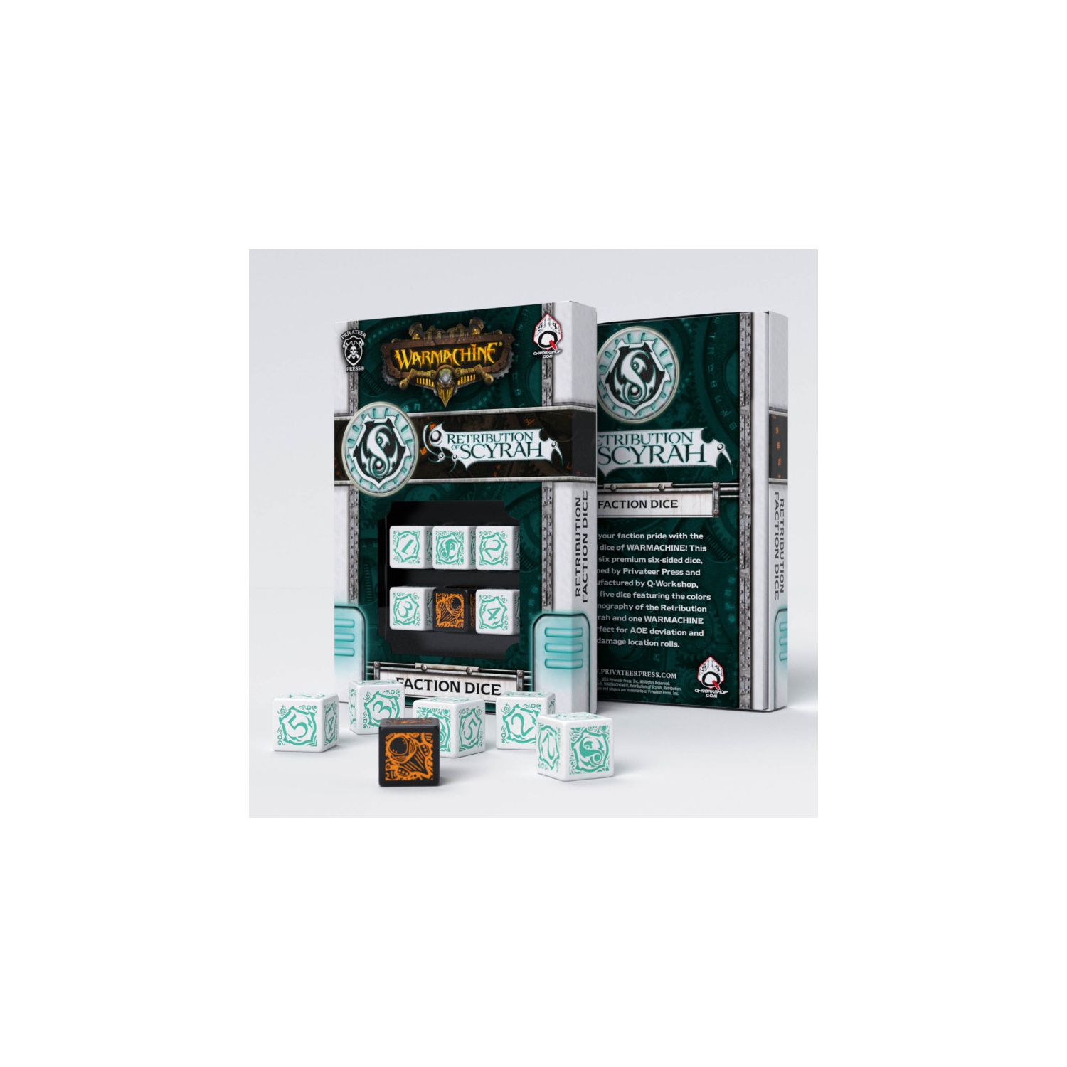 Q-Workshop games Warmachine Retribution Dice