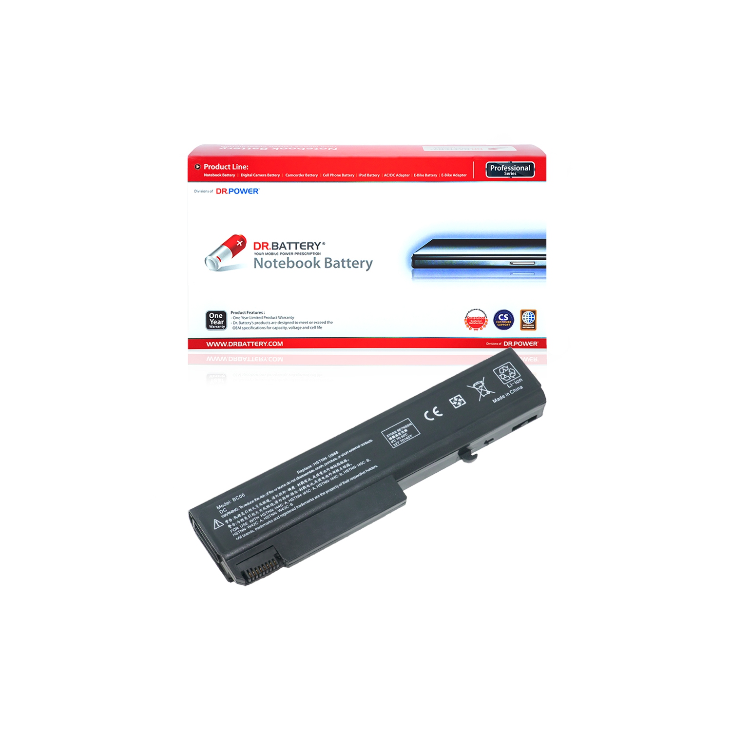 DR. BATTERY - Batterie de remplacement de l’ordinateur portable pour HP 6735b / 6500b / 6530b / 6535b / HSTNN-C67C-4 / HSTNN-C67C-5 / HSTNN-C68C /