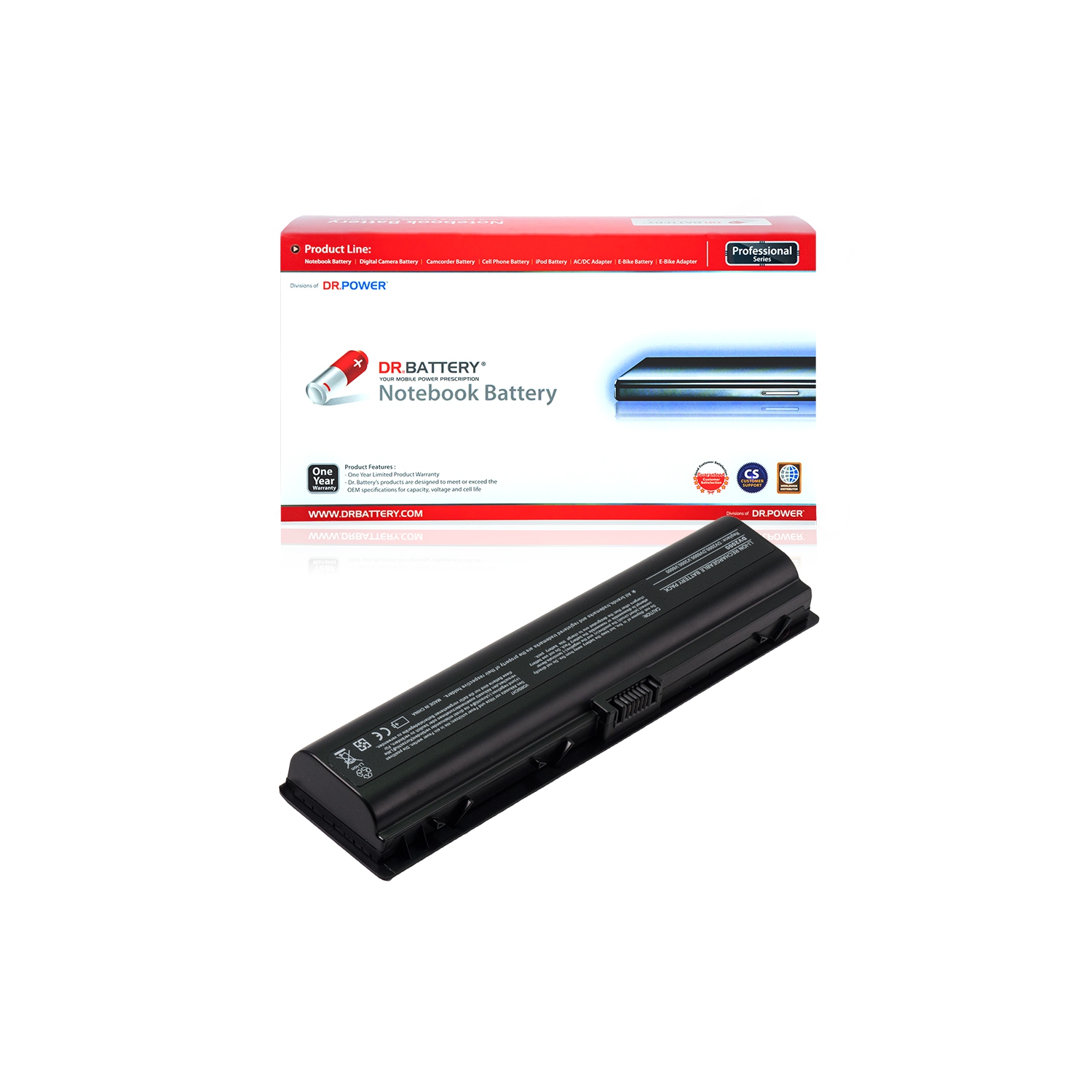 DR. BATTERY - Replacement for HP Pavilion DV2000 / DV2500 / DV2700 / DV6000 / HSTNN-IB46 / HSTNN-LB31 / HSTNN-LB311