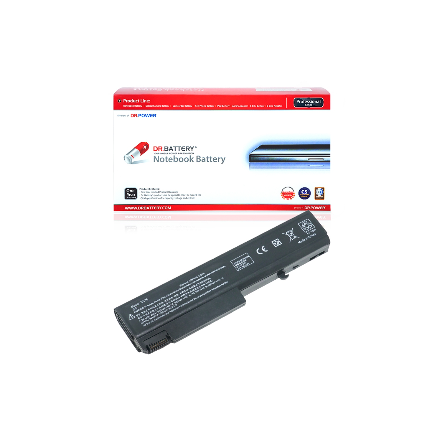 DR. BATTERY - Replacement Laptop Battery for HP EliteBook 6930p / 8440p / 8440w Mobile / TD06047 / TD06051 / TD06051XL / TD06051XL CL [10.8V / 48Wh] ***Free Shipping***