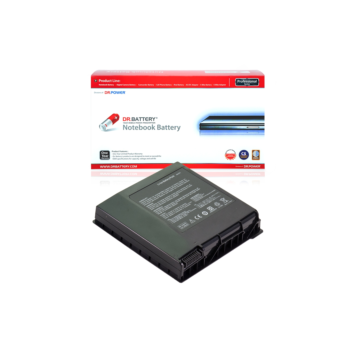 DR. BATTERY - Replacement for Asus G74 / G74J / G74JH / G74S / G74SW / G74SX / A42-G74 / LC42SD128