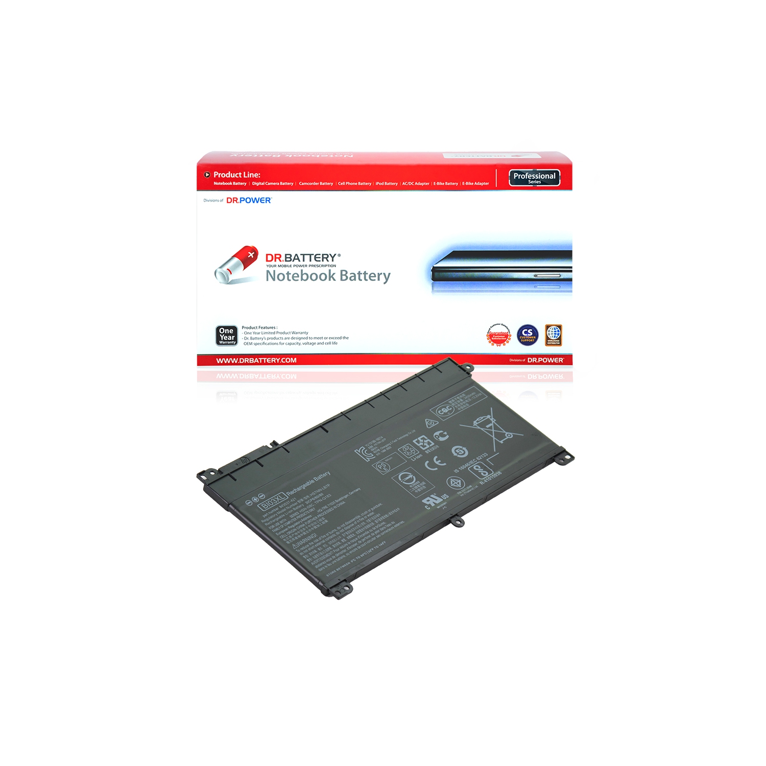 DR. BATTERY - Replacement for HP Pavilion x360 m3-u / x360 m3-u001dx / x360 m3-u101dx / HSTNN-LB7P / HSTNN-UB6W / TPN-W118