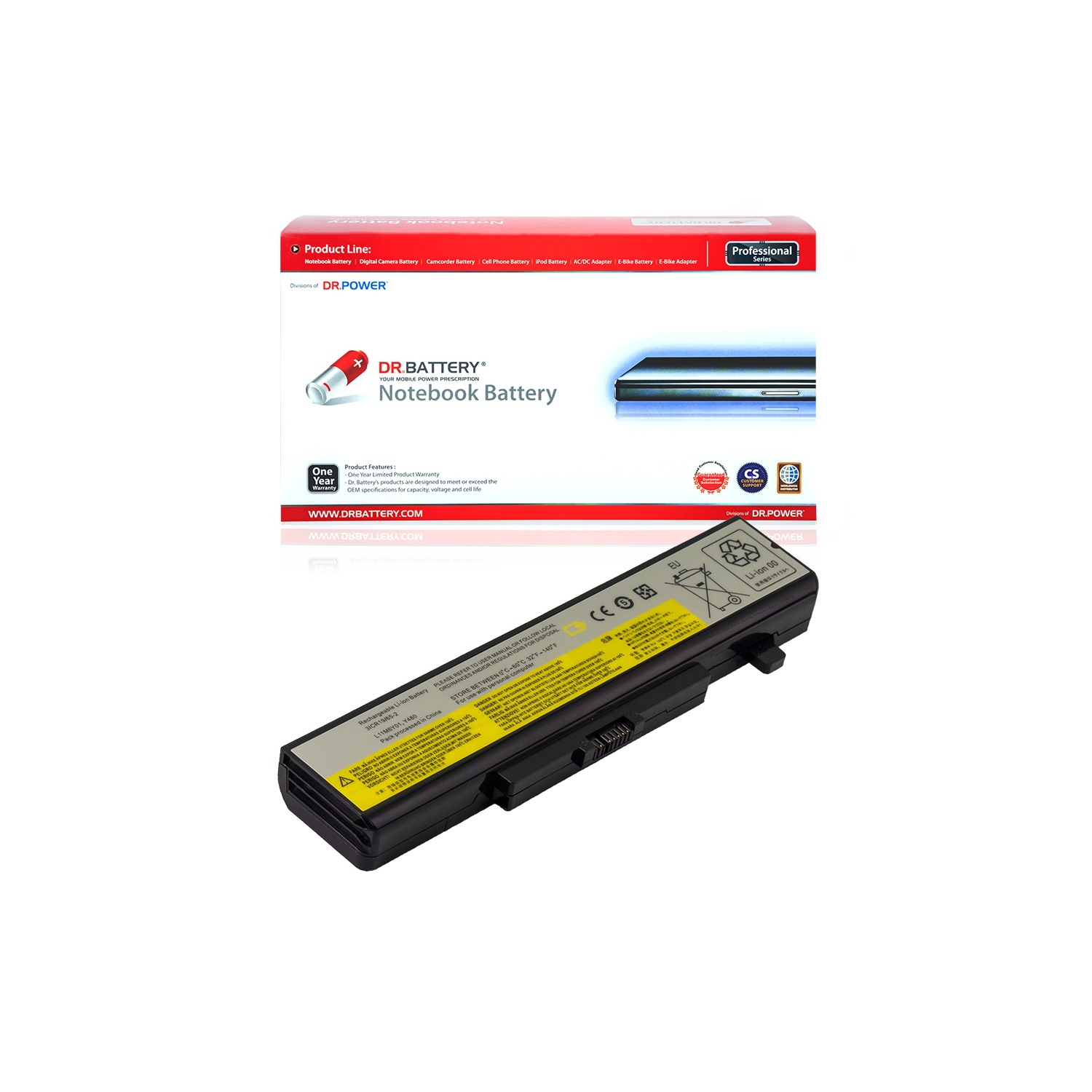 DR. BATTERY - Replacement for Lenovo Essential B590 / G480 / G485 / G580 / G585 / 0B58693 / 121500047 / 121500048 / 121500049